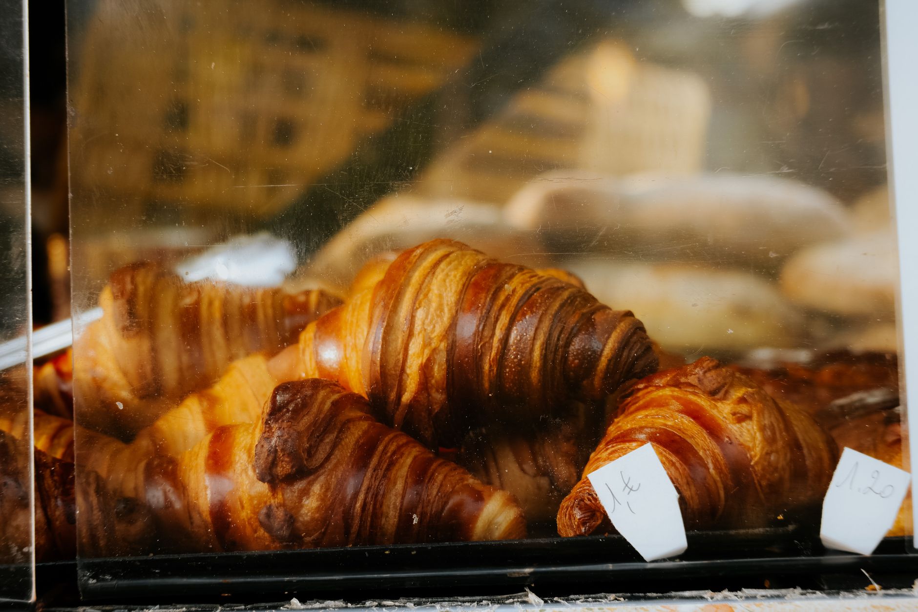 The storefront at Flour & Vine Bakery