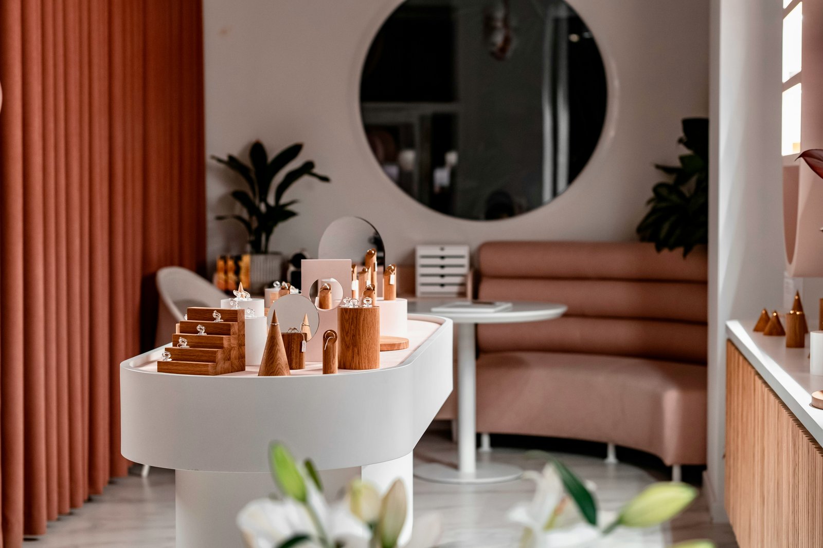 Inside the studio at Gilded Nail Bar