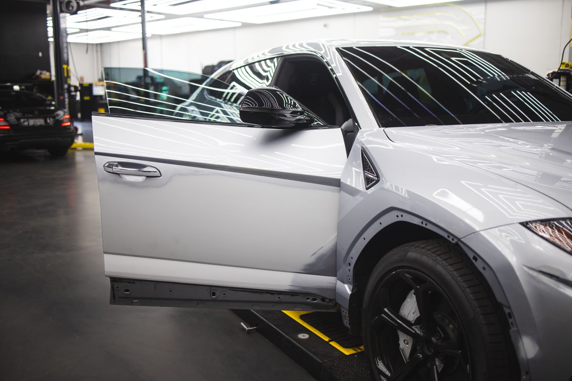 The detailing bay at Shine Line